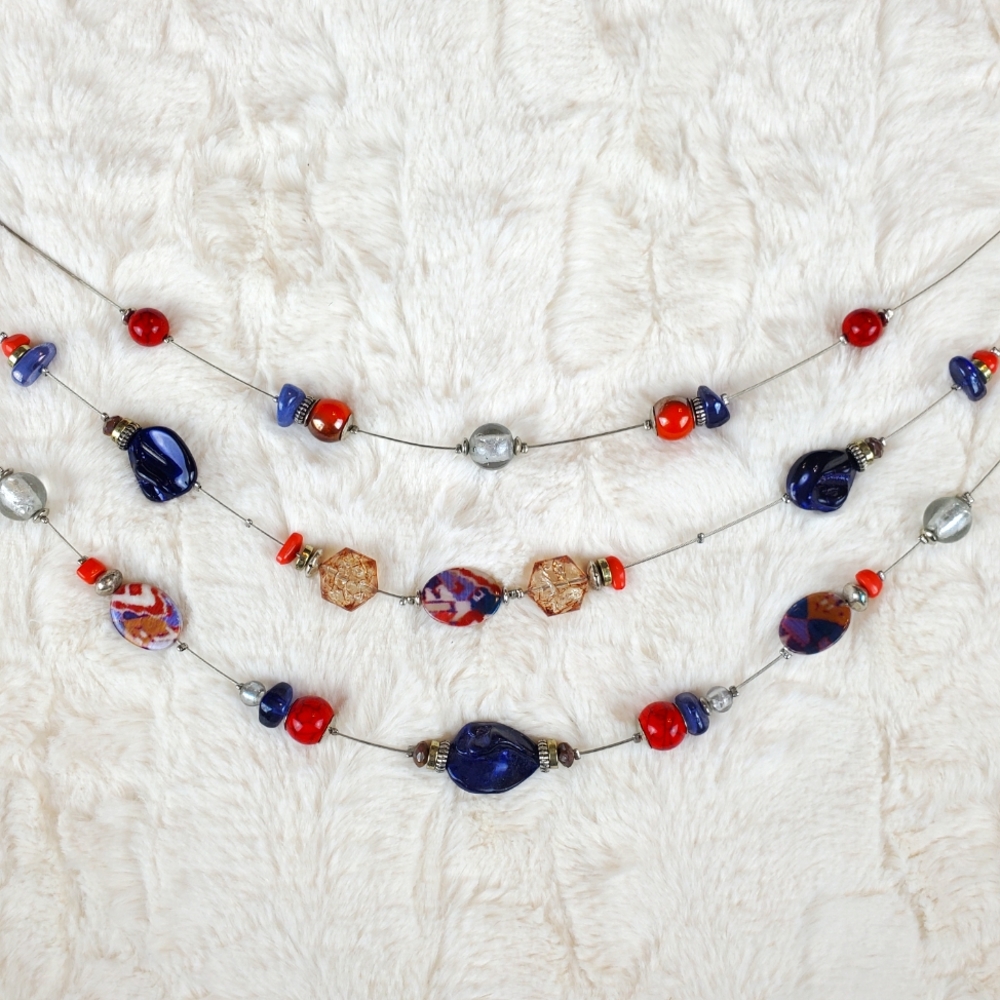 Ruby Rd. Multi-Strand Beaded Necklace - Picture 2 of 6